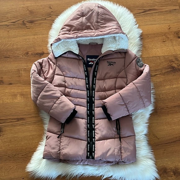 Down Jacket Fendi Winterjacke Damen Pink HP! Reebok Puffer
